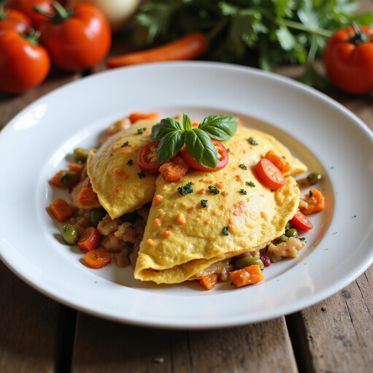 Omelete de Legumes Prática e Saborosa