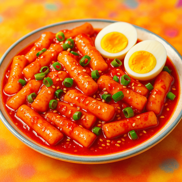 Tteokbokki: Bolinhos de Arroz Apimentados Coreanos