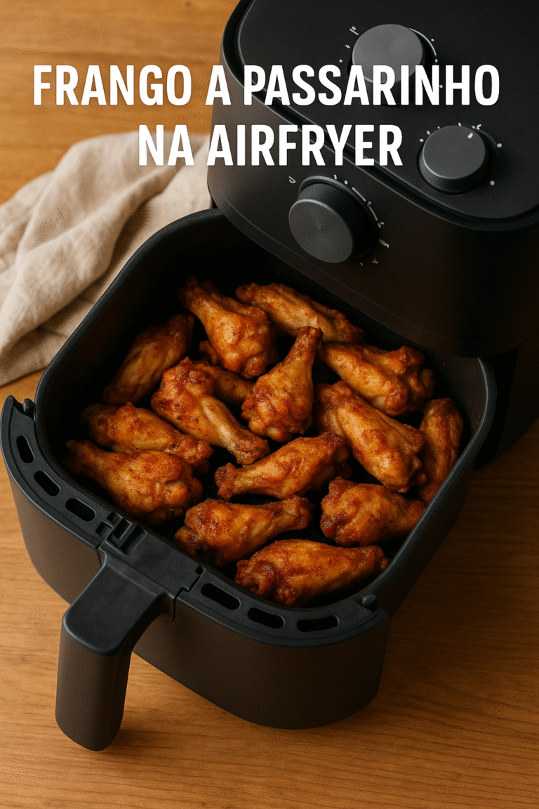 Frango à Passarinho na AirFryer Crocante em Minutos