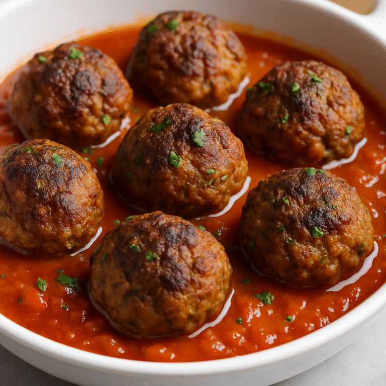 Almôndegas de Carne Assadas Deliciosas para Qualquer Ocasião
