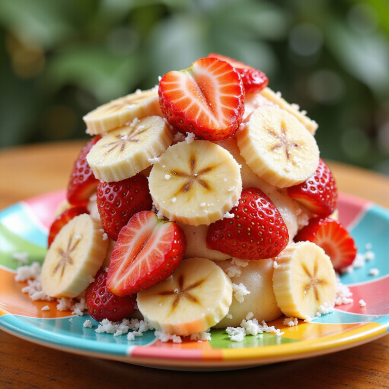 Delicious Tapioca with Strawberry, Banana, and Coconut in Minutes
