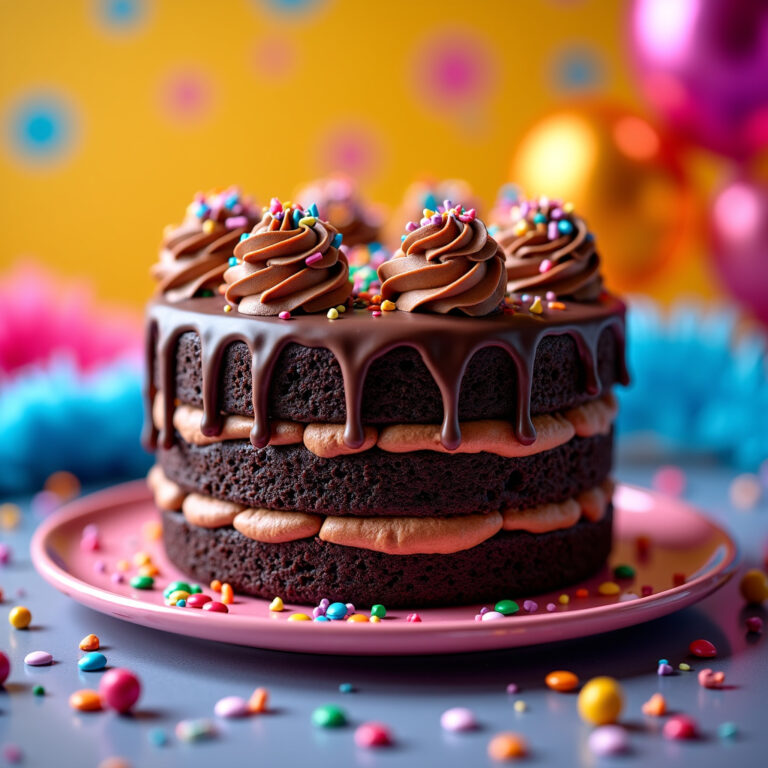 Bolo de Chocolate Fofinho com Recheio Trufado