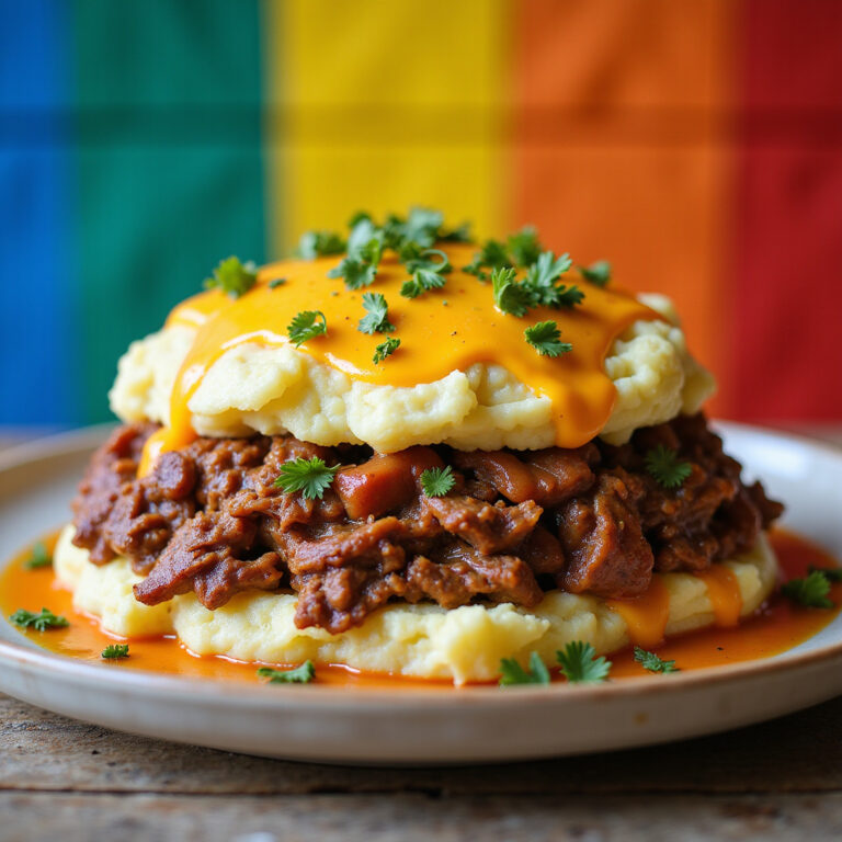 Escondidinho de Carne Seca com Purê Cremoso que Aquece o Coração