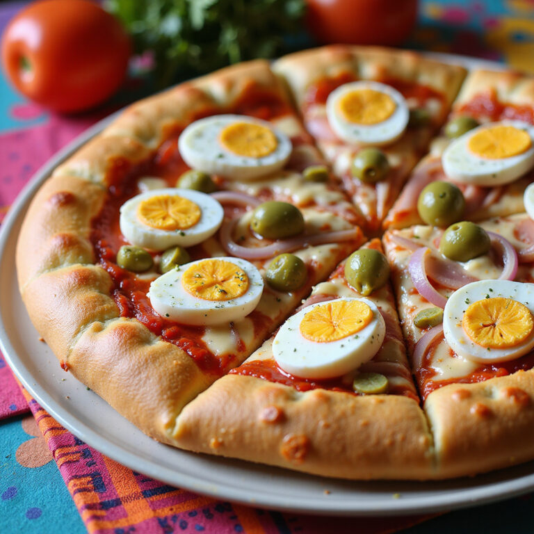 Pizza Portuguesa com Bordas de Catupiry Cremosa