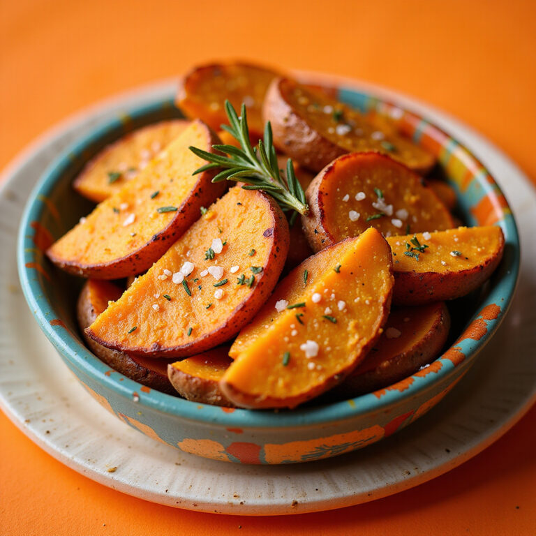 Batata Doce na Airfryer com Sal e Azeite