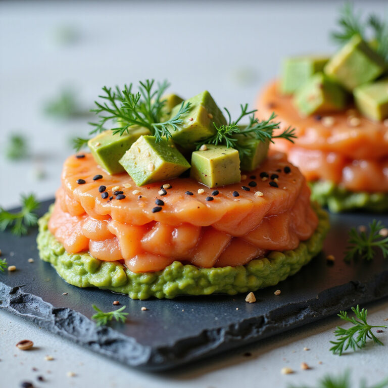 Tartare de Salmão com Abacate: Uma Explosão de Sabor e Frescor