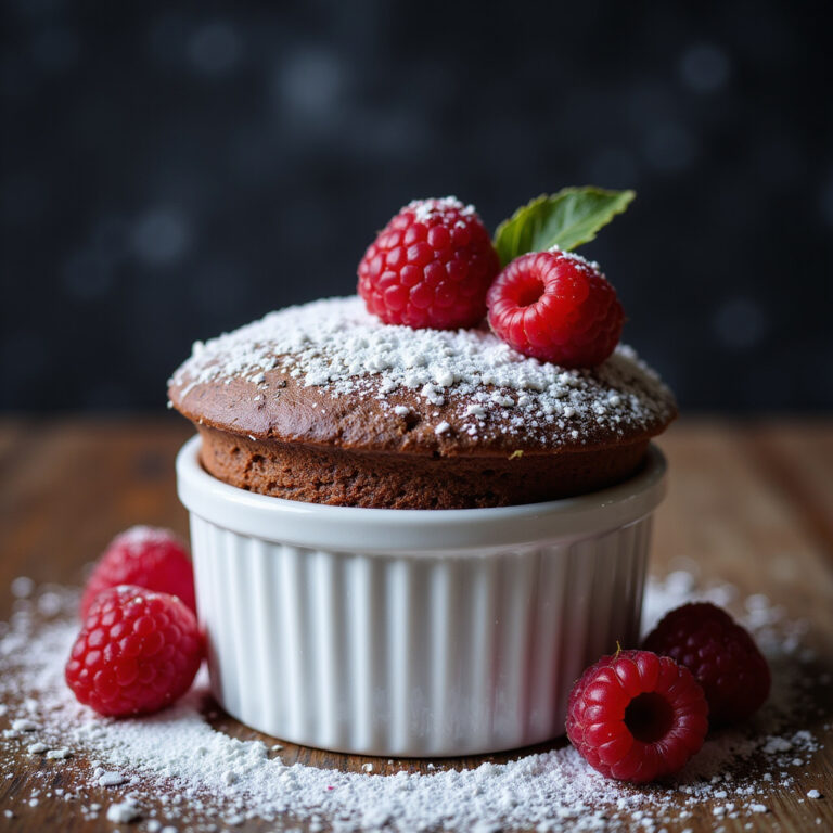 Soufflé de Chocolate: A Sobremesa Aérea com Coração Cremoso
