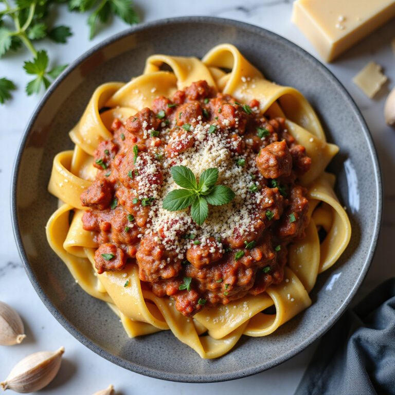 Pappardelle com Ragù de Javali e Parmesão Reggiano