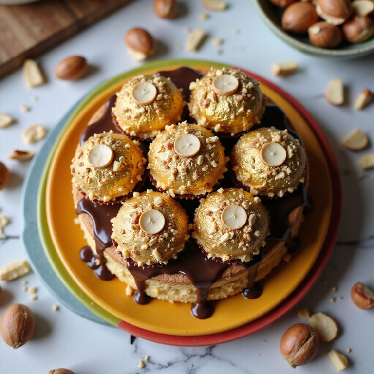 Ferrero Rocher Caseiro com Casquinha Crocante Ferrero Rocher Caseiro com Casquinha Crocante