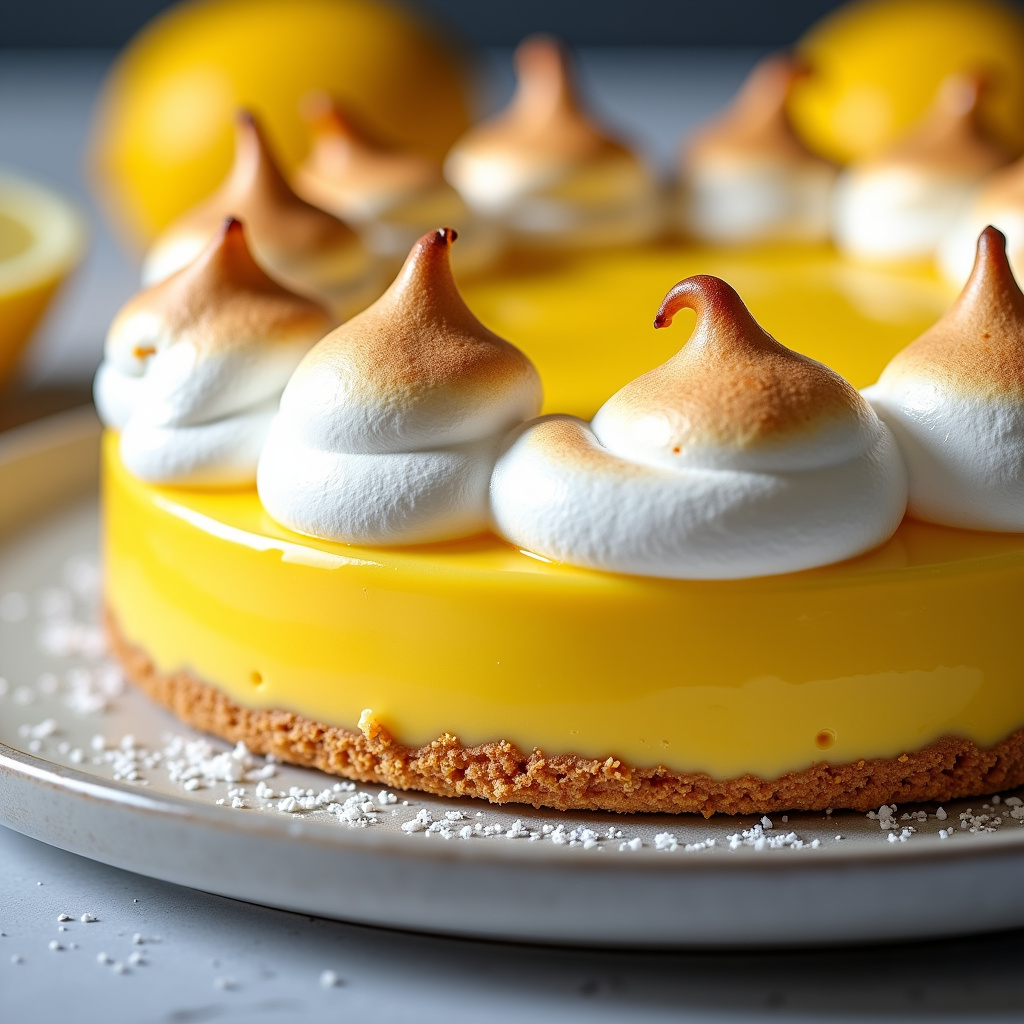Torta de Limão com Merengue
