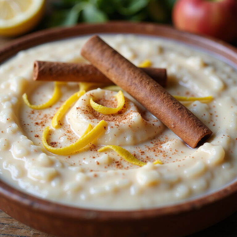 Arroz Doce Cremoso com Canela e Leite de Coco: Receita Fácil e Afetiva