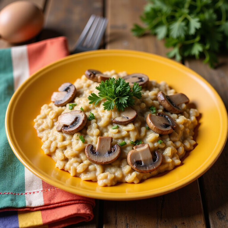 Risotto de Cogumelos Cremoso e Prático para Todos