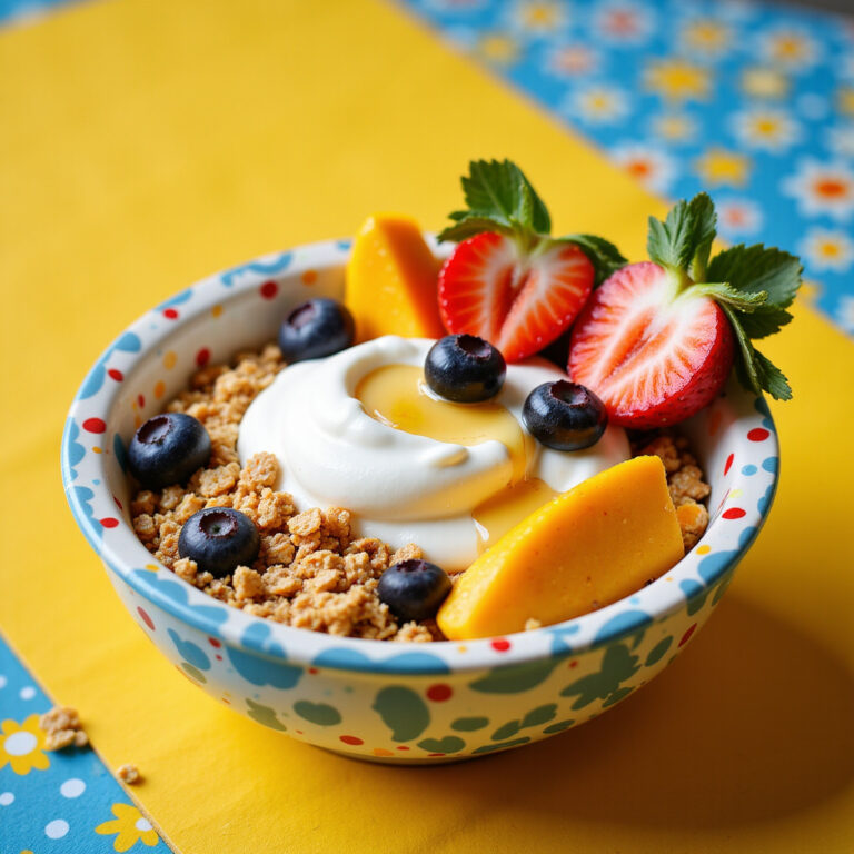 Iogurte Natural com Frutas e Mel: Uma Explosão de Sabor e Saúde