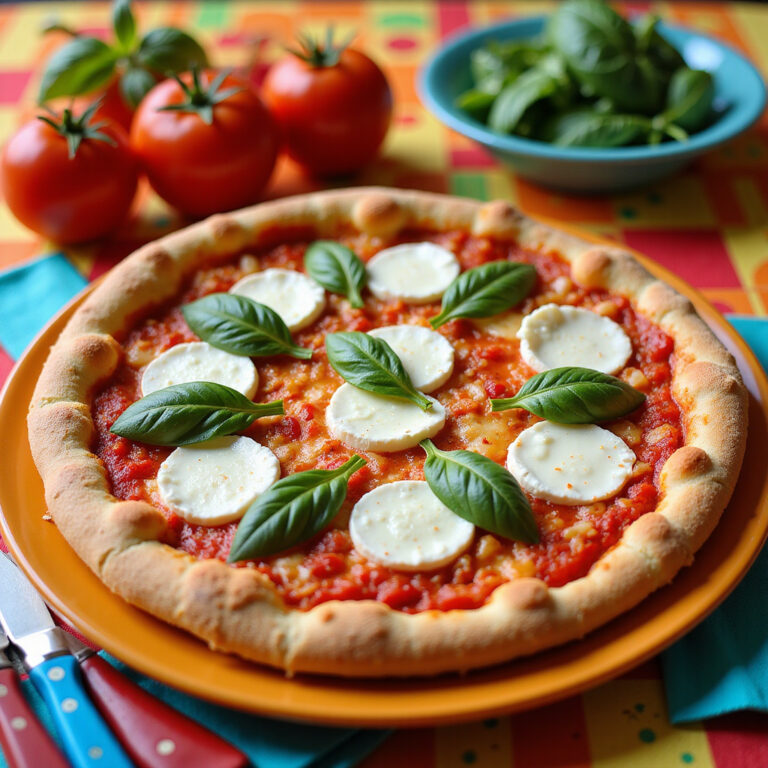Pizza Margherita Fácil