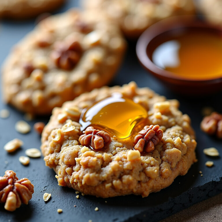 Cookies de Aveia com Mel e Nozes: Receita Saudável e Deliciosa