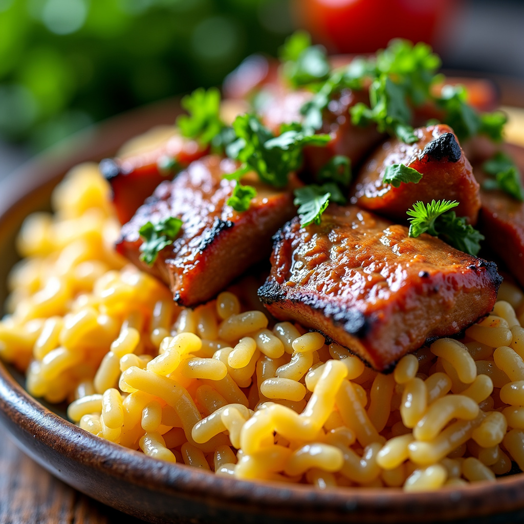 Foto da receita Arroz de Costelinha com Pinhão e Salsa