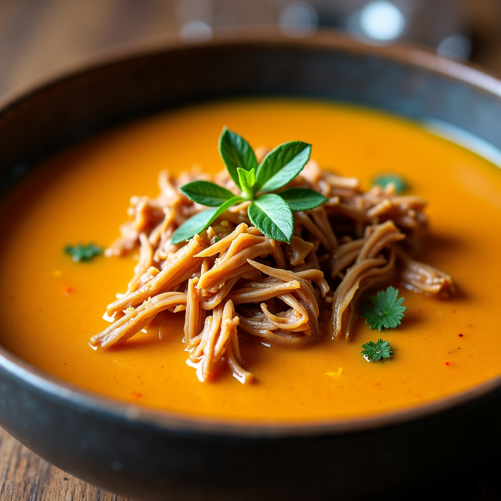 Foto da receita Receita de Sopa de Mandioca com Carne Seca