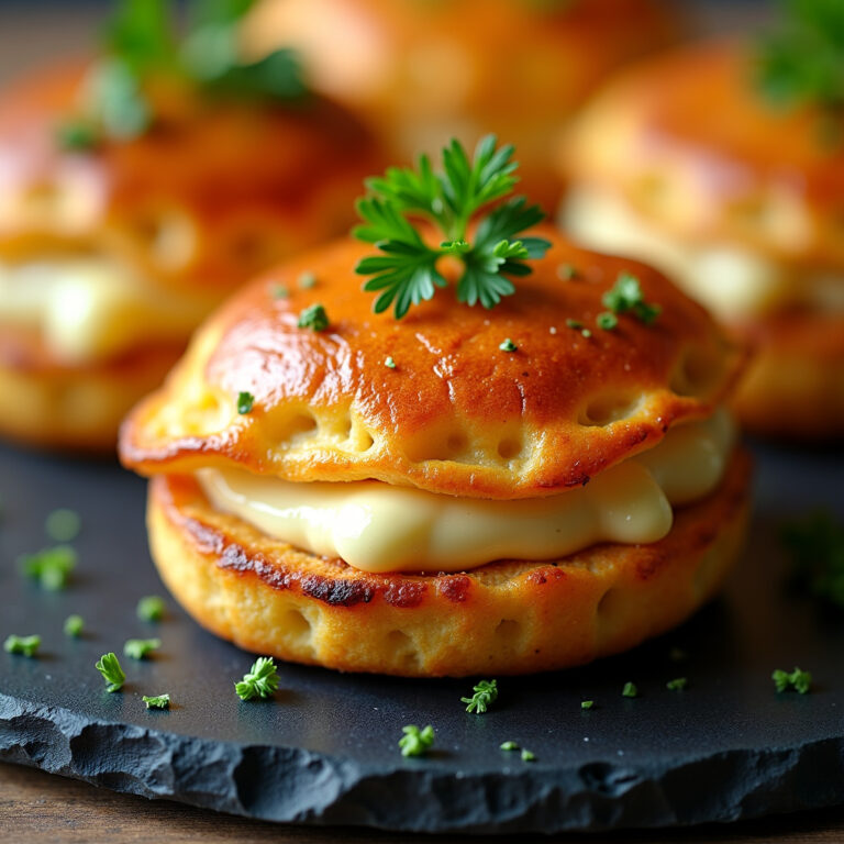 Coxinha Assada com Massa Dourada e Recheio Cremoso