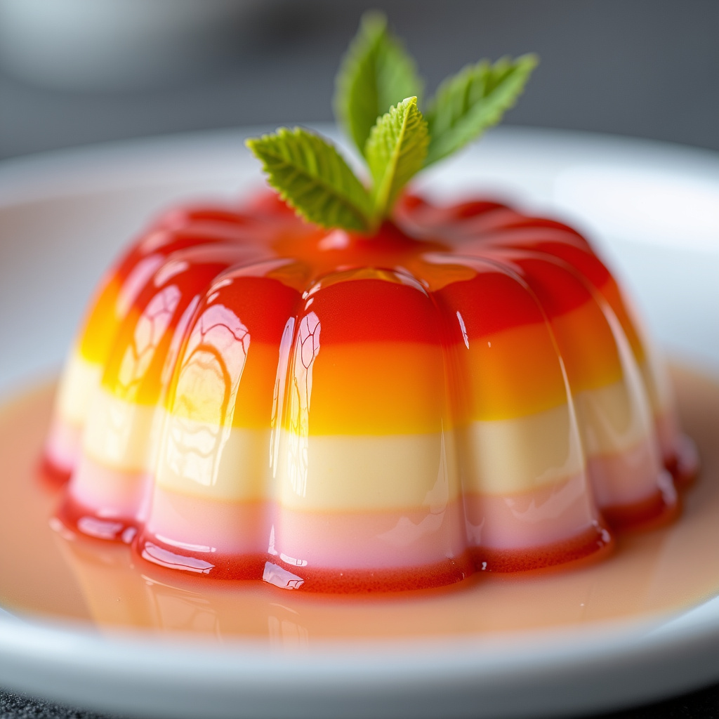 Foto da receita Guia Completo para uma Gelatina Arco-Íris Perfeita