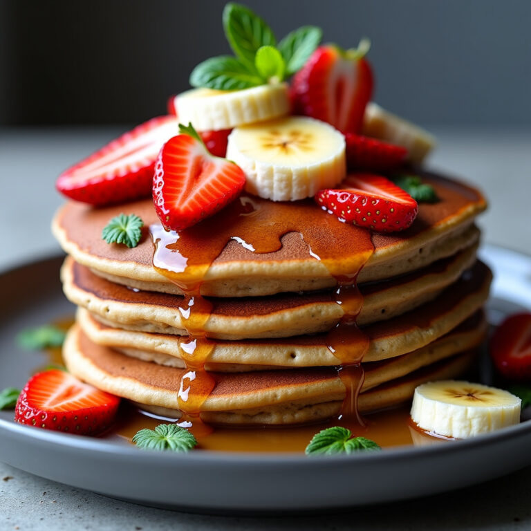 Panqueca Americana de Banana com Cacau: Receita Fofinha e Deliciosa