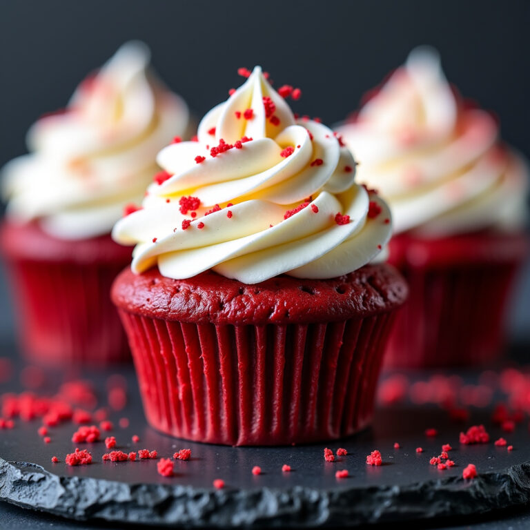 Cupcake Red Velvet Clássico: Uma Receita Aveludada e Inesquecível