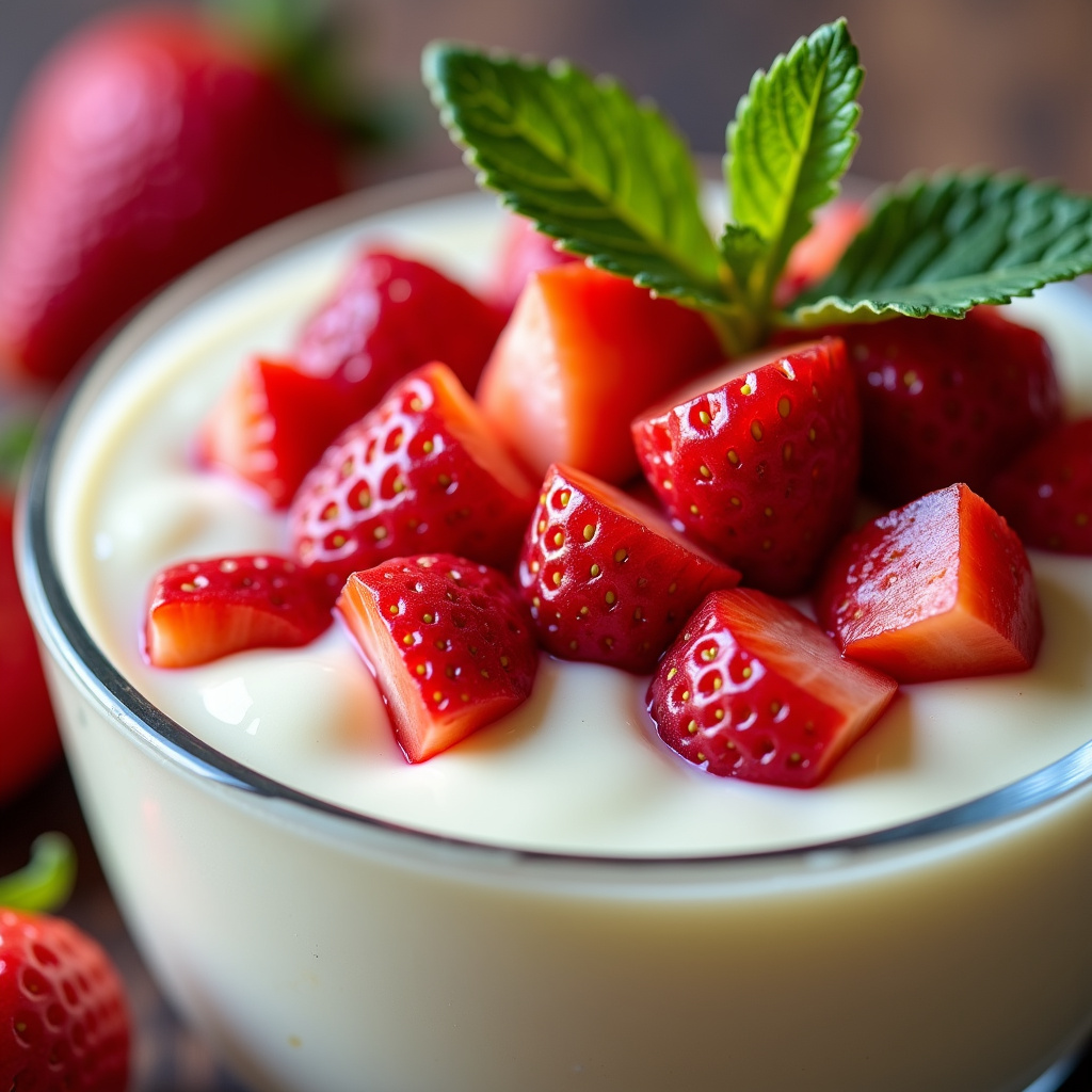 Foto da receita Recheio de Morango Cremoso para Bolos