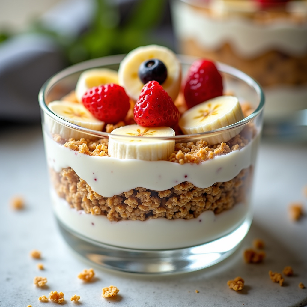 Foto da receita Parfait de Iogurte com Frutas e Granola: Uma Opção Rápida e Saudável
