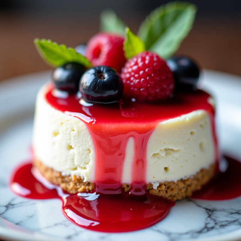 Cheesecake com Calda de Frutas Vermelhas: Uma Receita Clássica e Irresistível