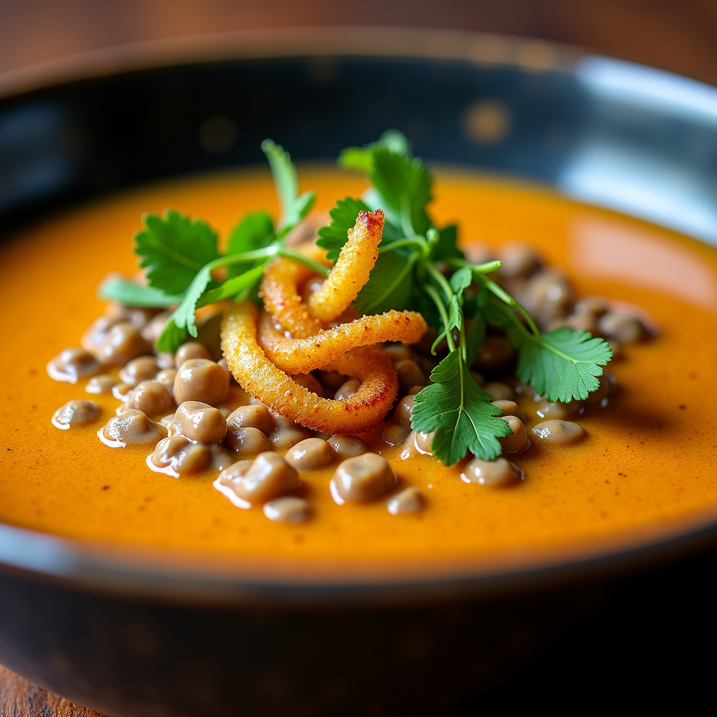 Foto da receita Sopa de Lentilha Perfumada com Limão
