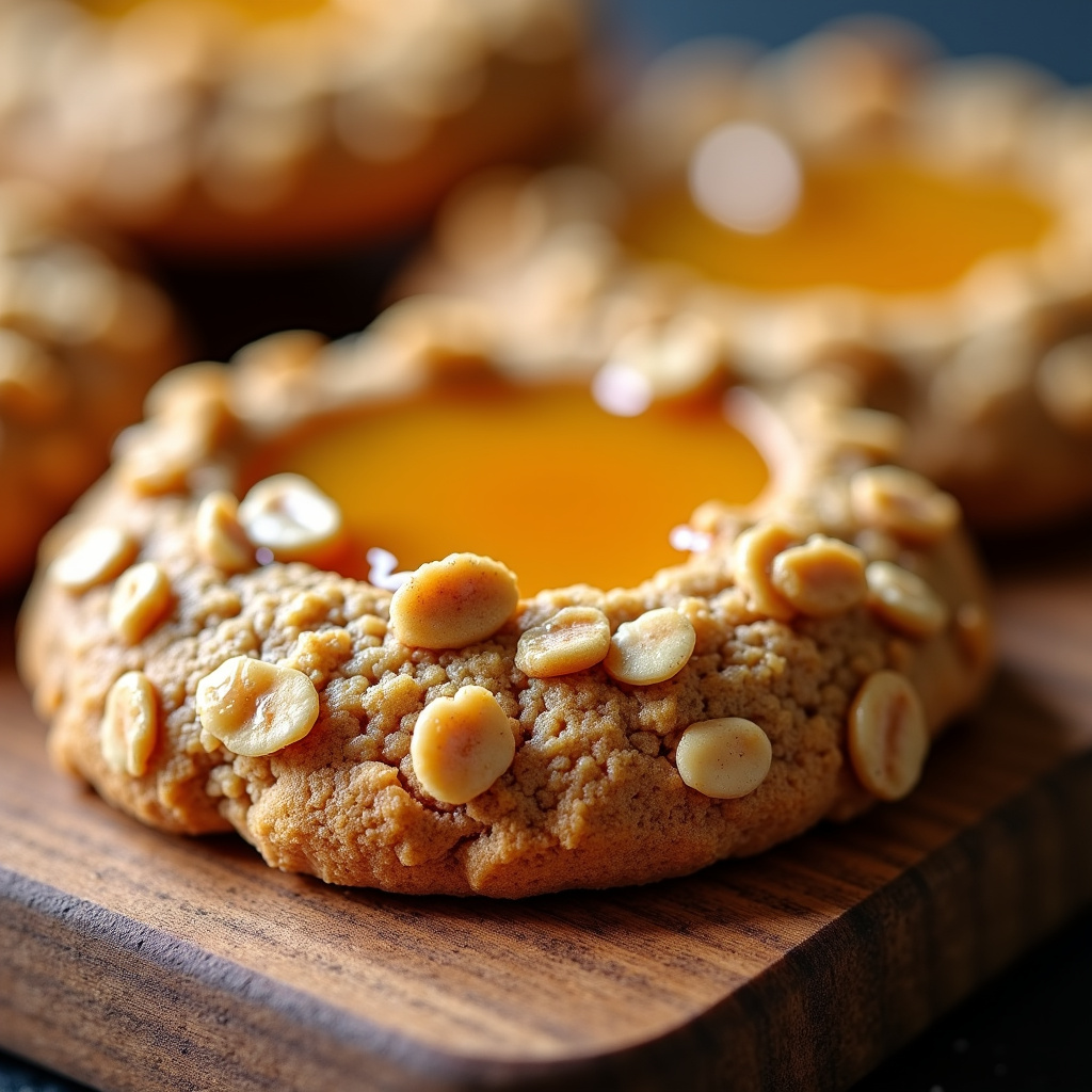 Foto da receita Receita de Biscoito Integral de Aveia e Mel: Crocante e Saudável