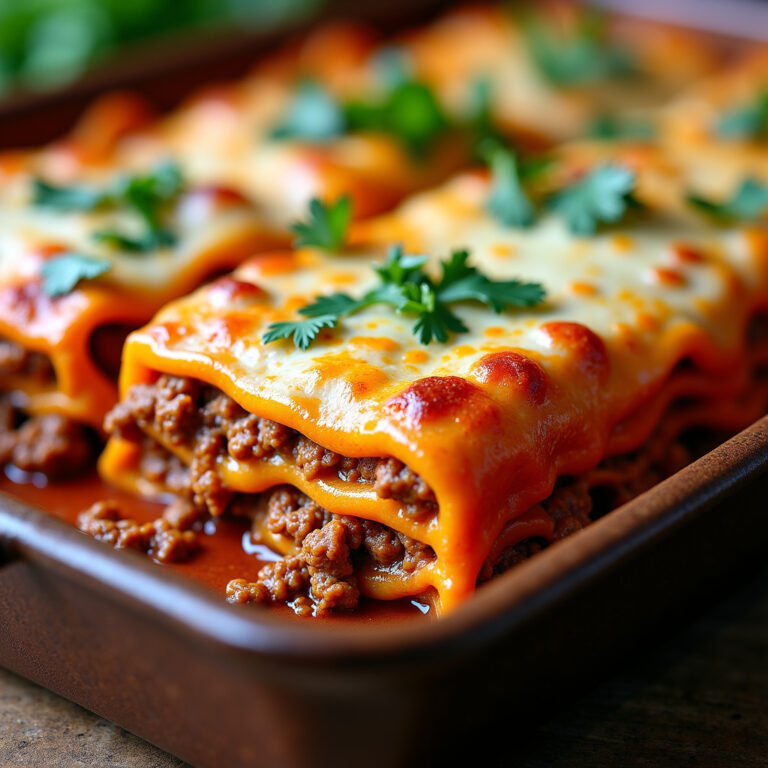Lasanha de Abóbora com Carne Moída e Bechamel