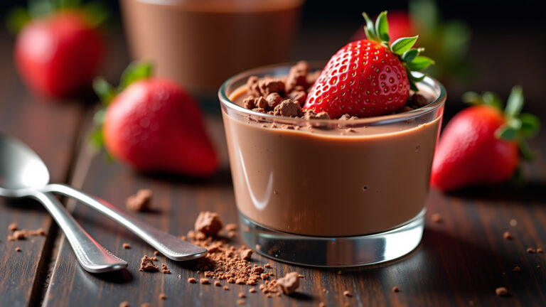 Mousse de Chocolate Simples com 2 Ingredientes