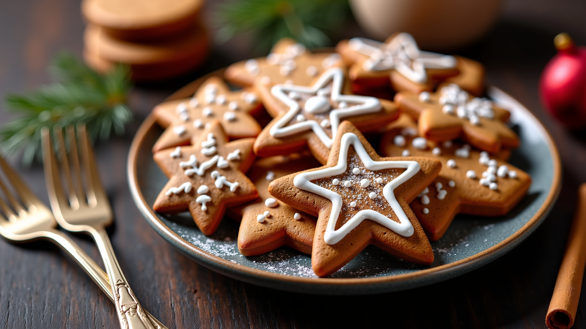 Foto da receita Biscoito de Gengibre Natalino: A Receita Clássica para Celebrar