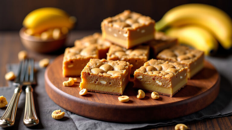 Blondie com Banana e Castanha-de-Caju: Uma Combinação Perfeita!