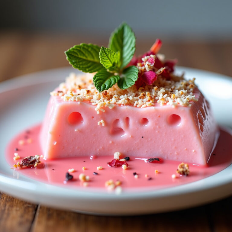 Aprenda a Fazer Pudim de Tapioca com Hibisco e Coco