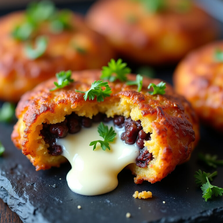 Bolinho de Feijão Preto com Provolone: Receita Prática e Deliciosa