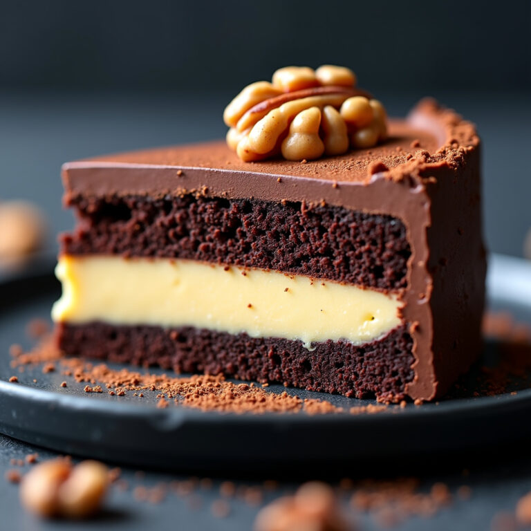 Bolo de Chocolate com Recheio de Cupuaçu e Nozes: Uma Explosão de Sabores