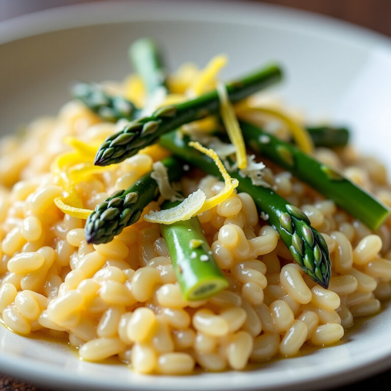 Risoto de Aspargos com Limão e Parmesão: A Receita Perfeita para um Jantar Especial