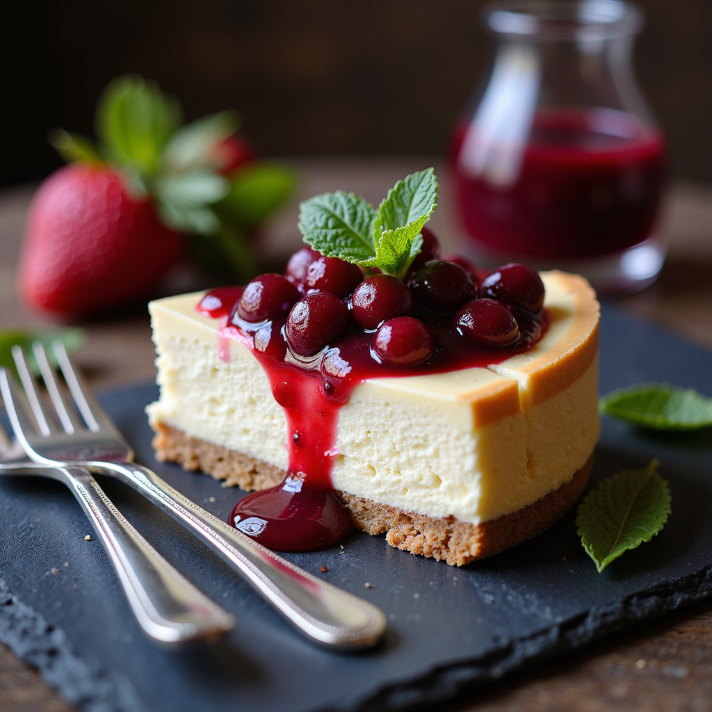 Foto da receita Cheesecake de Frutas Vermelhas: A Sobremesa Perfeita!