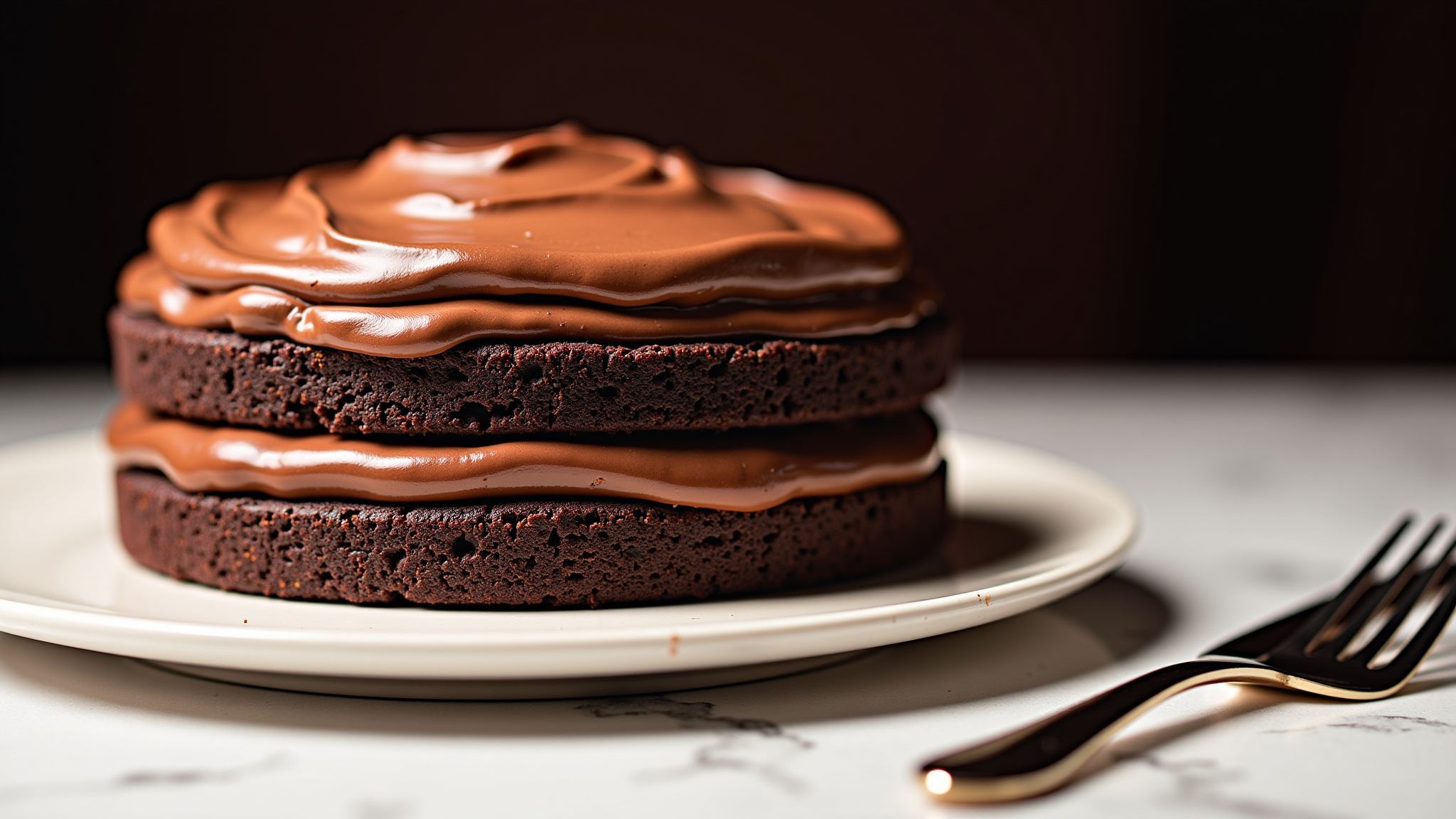 Foto da receita Bolo Doberge de Chocolate: A Receita Clássica de Nova Orleans