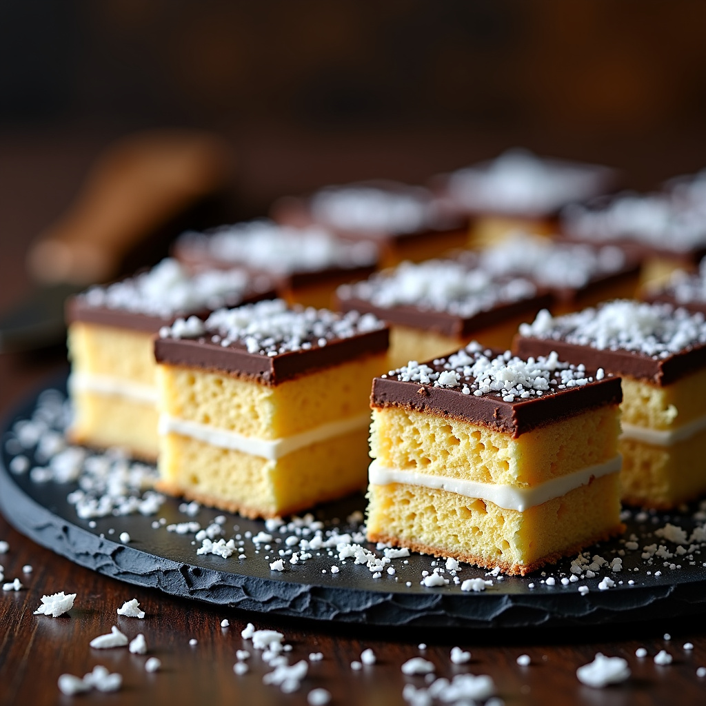 Foto da receita Lamington Cake: A Delícia Australiana em Sua Cozinha