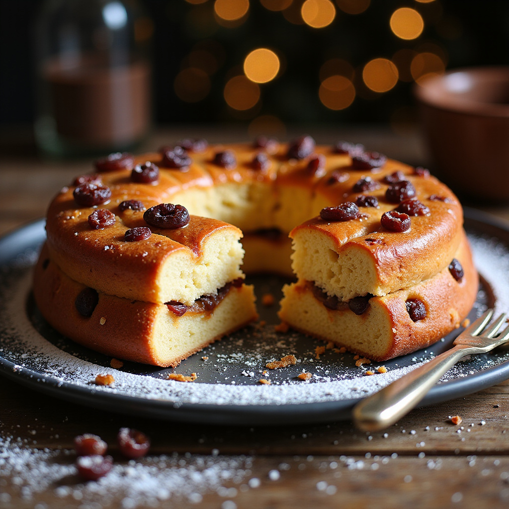 Foto da receita Lardy Cake Tradicional: Uma Delícia Clássica Britânica