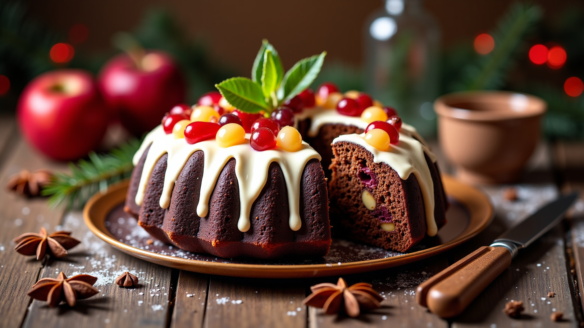 Foto da receita Bolo de Natal Allahabadi: Uma Receita Indiana Festiva