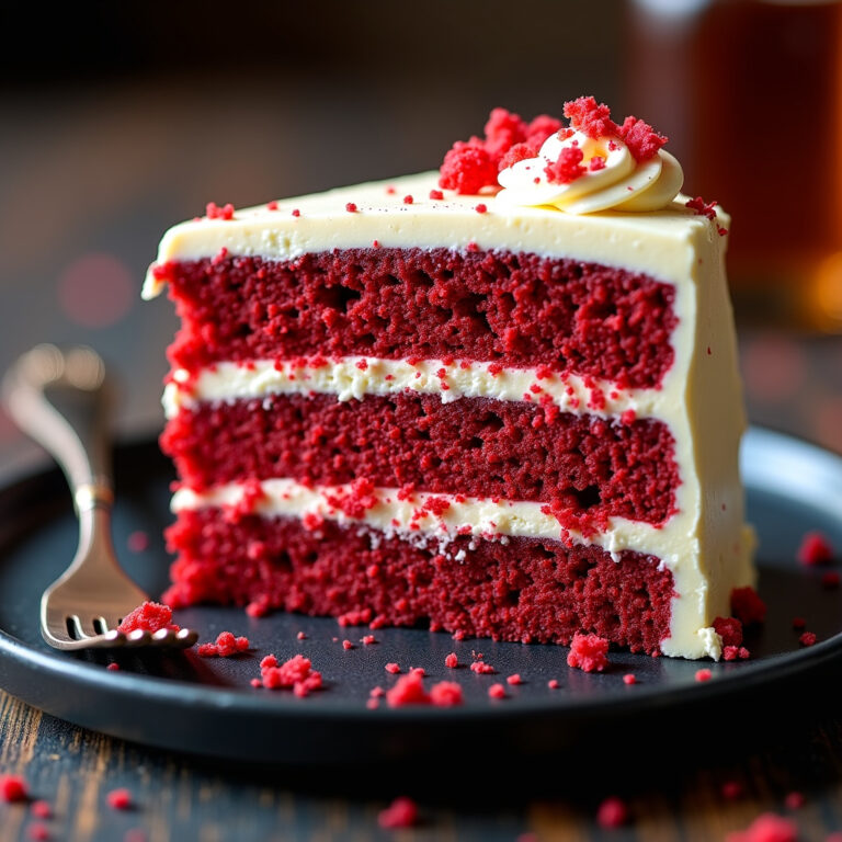 Receita de Bolo Red Velvet Fofinho com Recheio e Cobertura de Cream Cheese