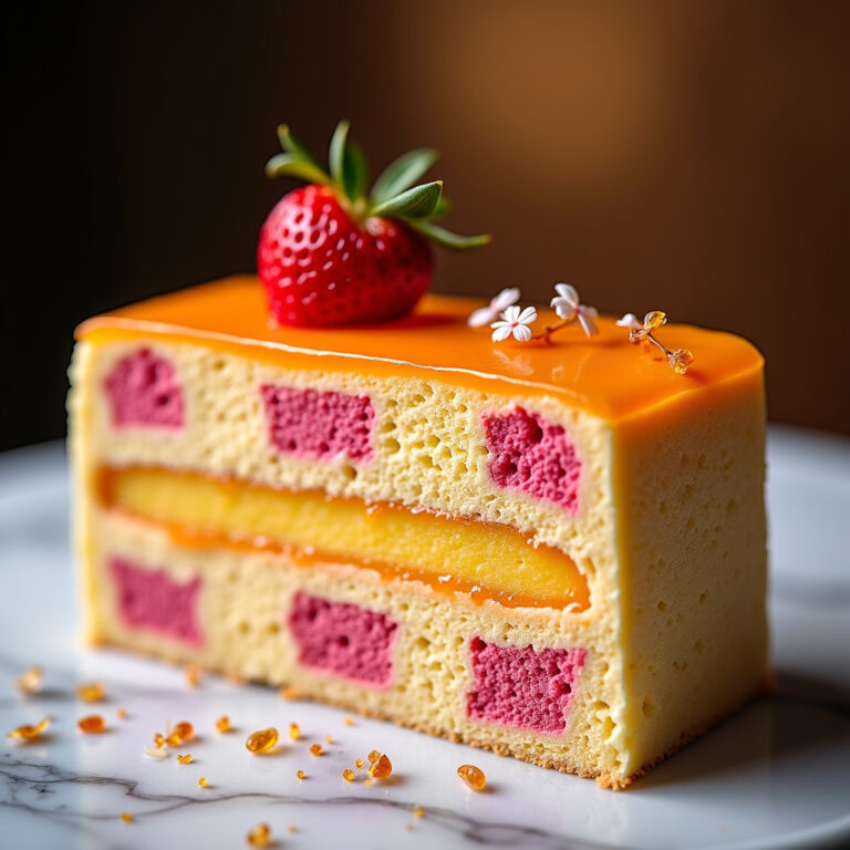 Bolo Battenberg: O Clássico Xadrez com Marzipã