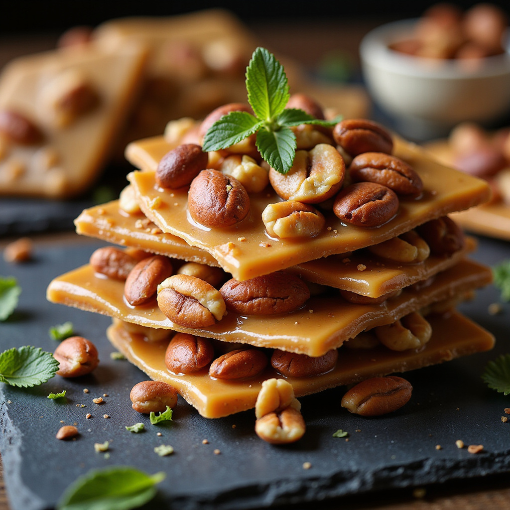 Foto da receita Brittle de Castanha-do-Pará: Crocante e Irresistível