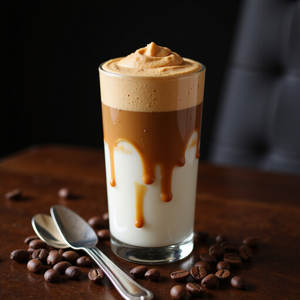 Foto da receita Dalgona Coffee: O Café Cremoso que Virou Febre na Internet