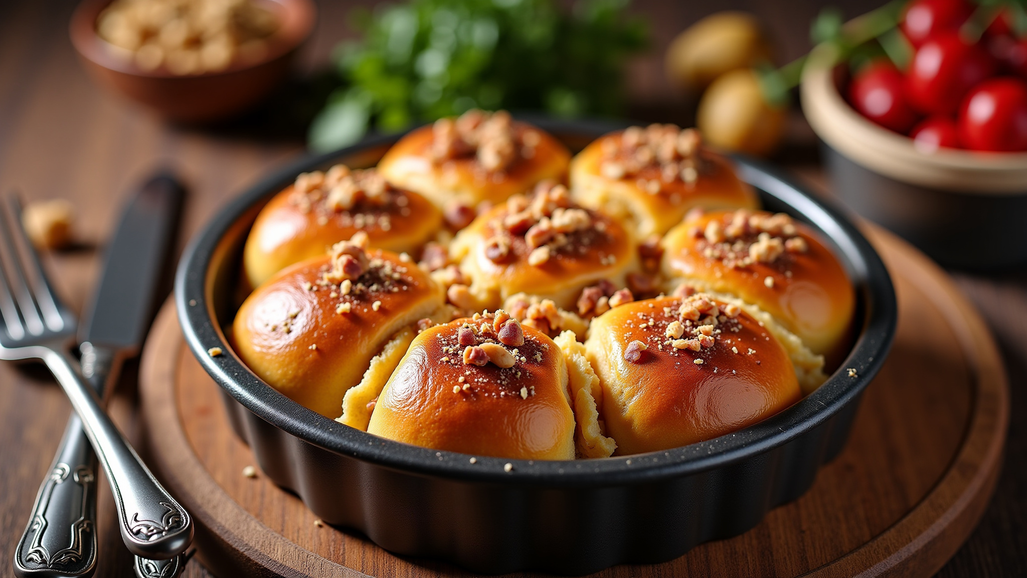 Foto da receita Aranygaluska: O Bolo Húngaro Puxa-Puxa que Vai Conquistar Você