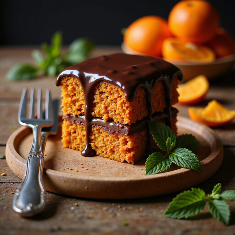 Receita de Bolo de Cenoura com Cobertura de Chocolate