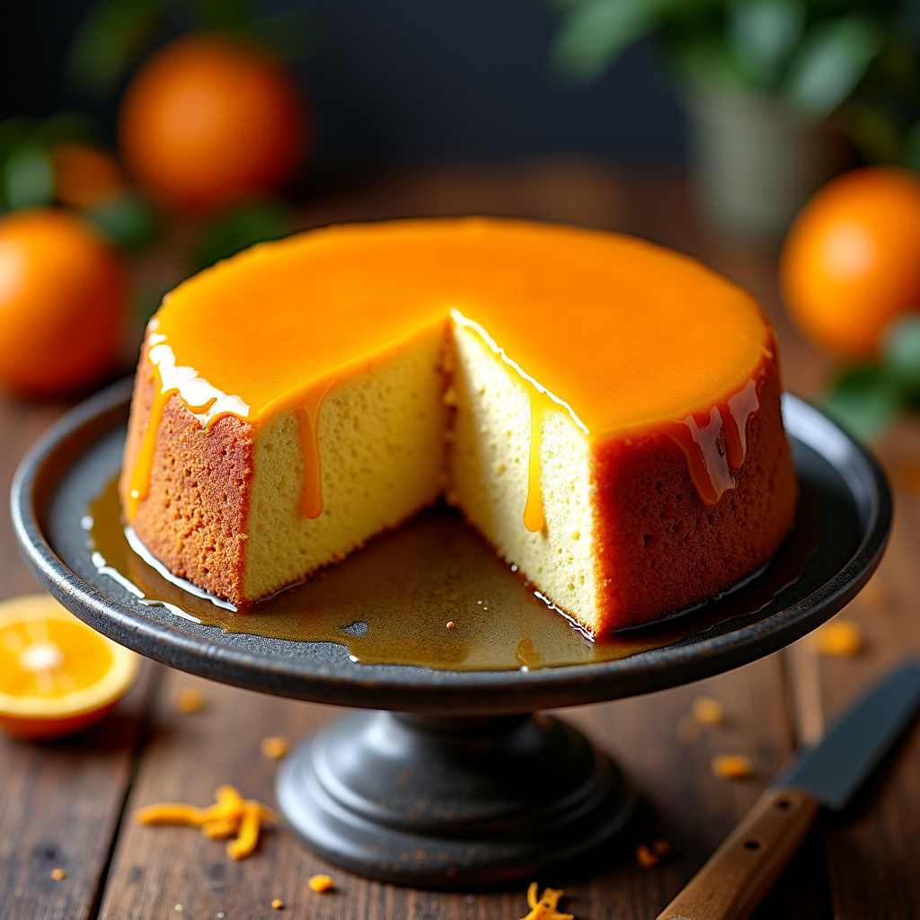 Foto da receita Bolo de Laranja Fofinho com Calda